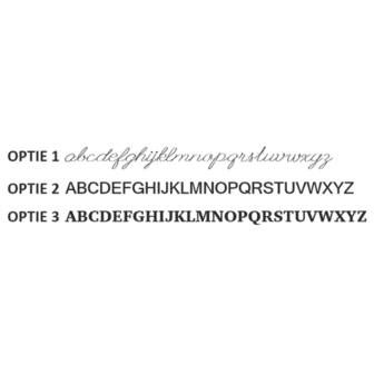 Kies je Lettertype