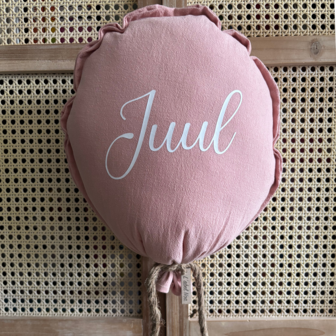 Stoffen ballon met naam