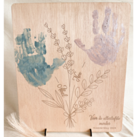 Moederdag boeket met naam