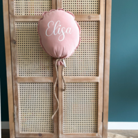 Stoffen ballon met naam