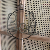 Draadnaam in metalen ring